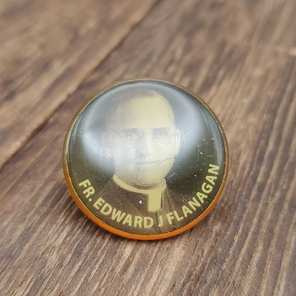 Vintage 1890s pin collectible Edward J Flanigan B535